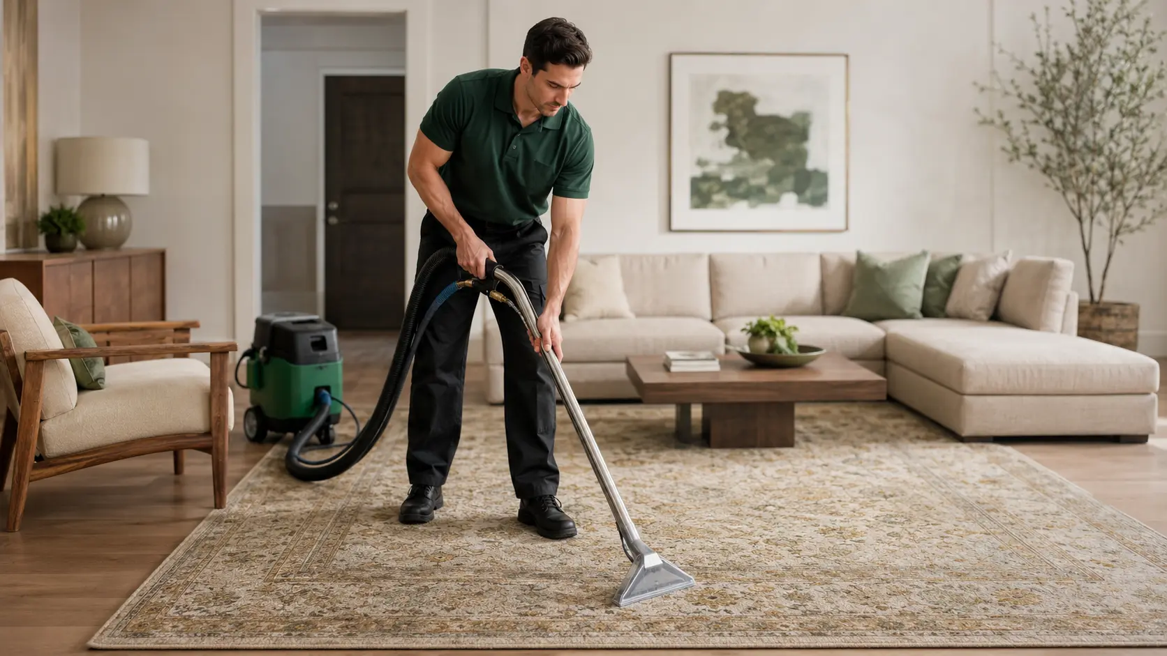 Rug Cleaning service by All Green Carpet Clean