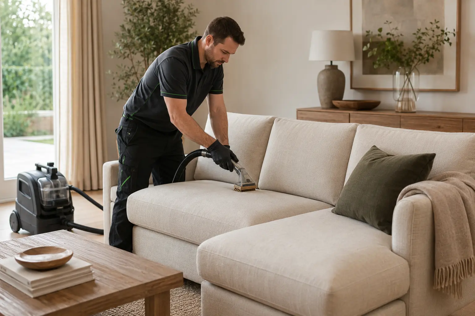 Let us help you maintain the look - professional sofa cleaning
